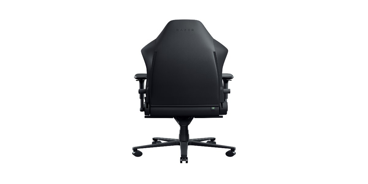 Zdjęcie tyłu fotelu gamingowego Razer Iskur V2 Newgen na białym tle.