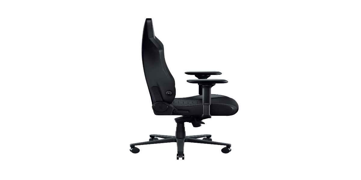 Krzesło gamingowe Razer Iskur V2 Newgen Black na białym tle.
