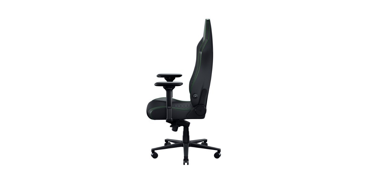 Krzesło gamingowe Razer Iskur V2 Newgen na białym tle.
