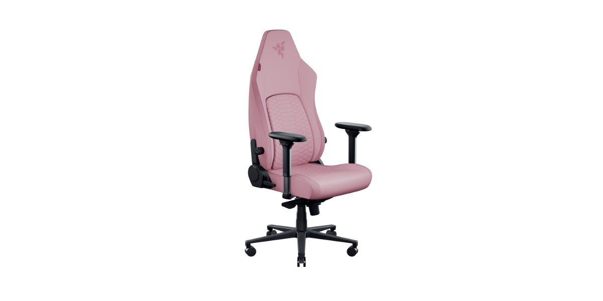 Fotel gamingowy Razer Iskur V2 Newgen na białym tle.