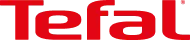 Logo z napisem \'Tefal\' w kolorze czerwonym na przezroczystym tle.
