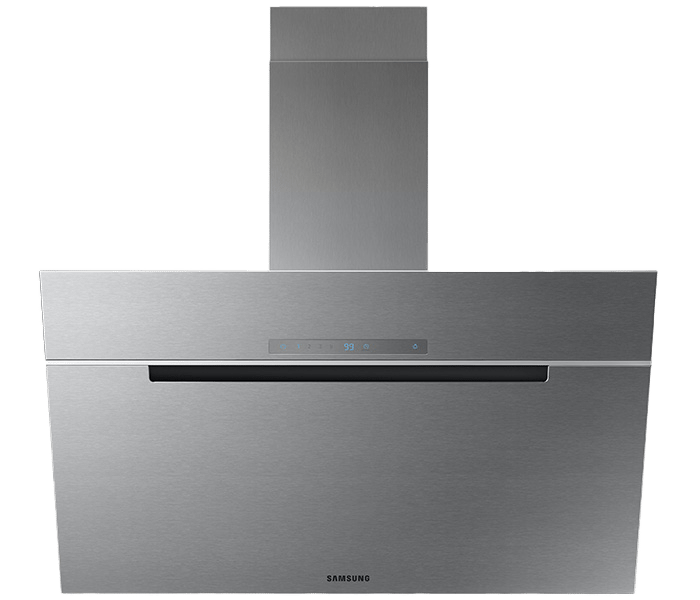 Samsung okap NK36M7070VS: Media Expert: front  Samsung okap skośny NK36M7070VS: Media Expert: front