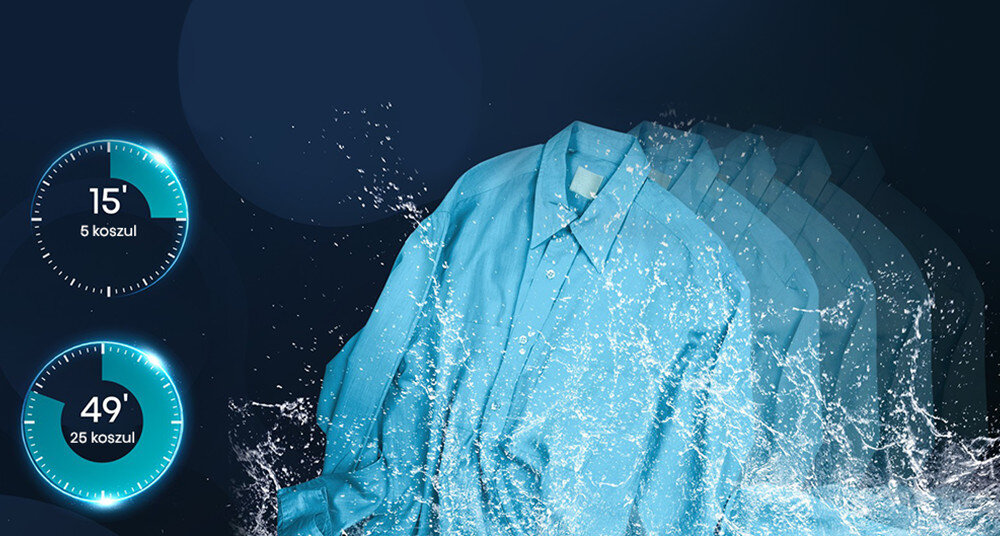 PRALKA HISENSE WF5S7041BW szybkie programy Quick wash