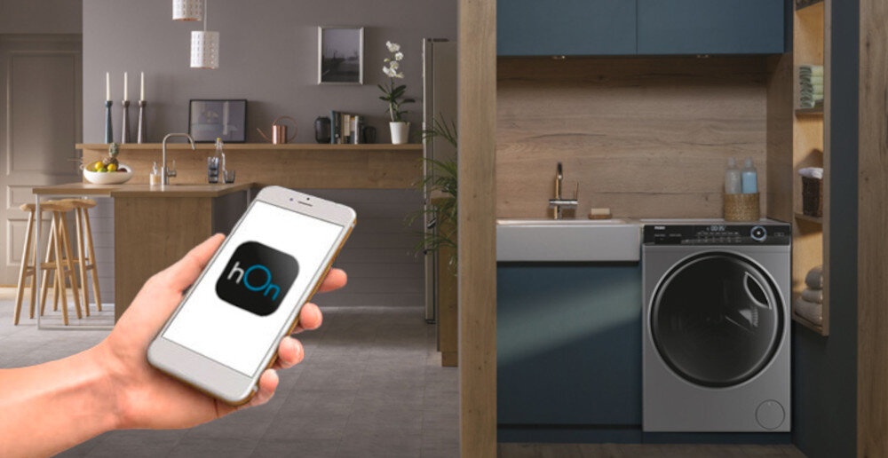 Pralka HAIER I-Pro 5 HW80-B14959S8U1S aplikacja powiadomienia zdalne sterowanie