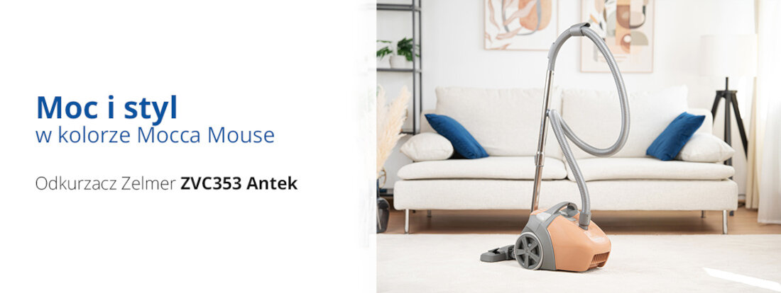 Odkurzacz ZELMER Antek ZVC353 wygląd design prezentacja wizualizacja Sprzątanie na Twoich zasadach