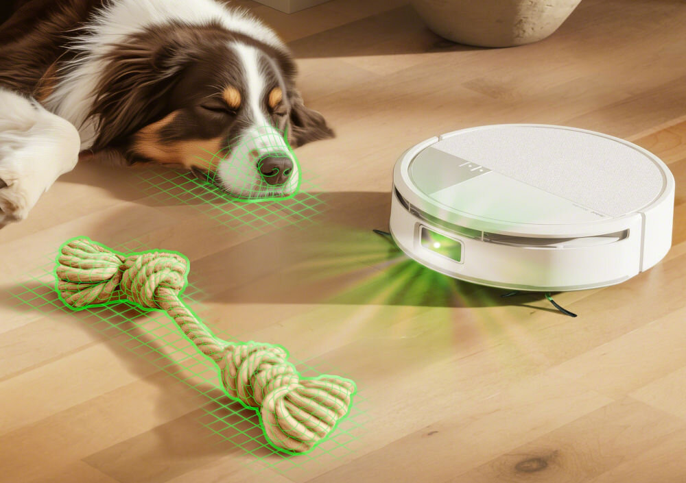 robot sprzątający IROBOT Roomba Max 705 Combo Biały rozpoznawanie przeszkód Nawigacja LiDAR ClearView™ Pro System AI  płynne i bezpieczne sprzątanie