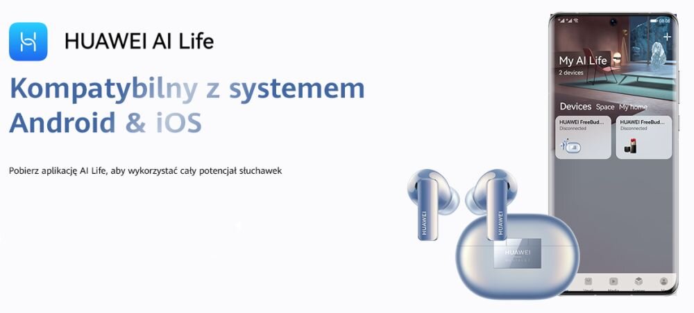 słuchawki aplikacja smartfon tablet obsługa