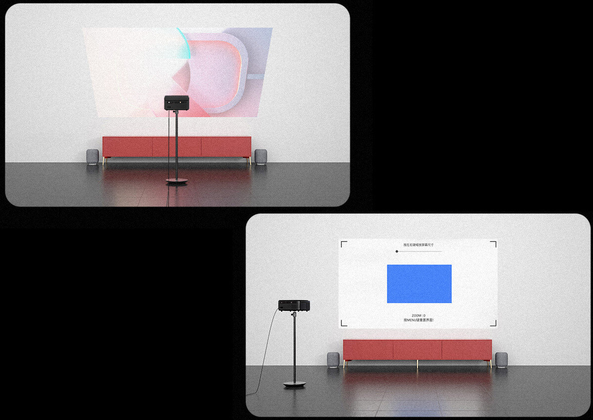 Projektor OVERMAX Multipic 5.1 obraz parametry kontrast