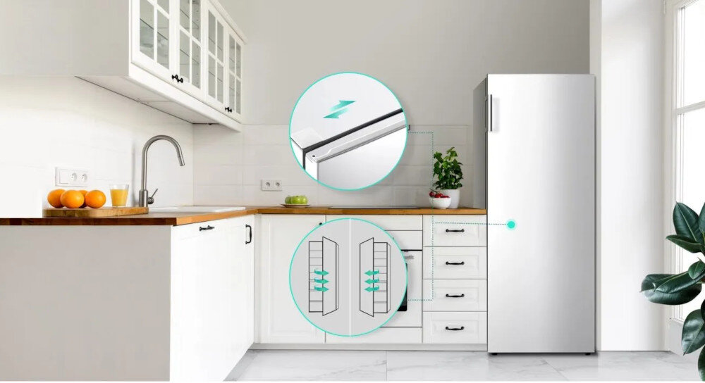 Zamrażarka HISENSE FV298N4AWE odwracalne drzwi lewo prawo