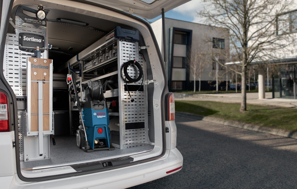 Myjka ciśnieniowa BOSCH Professional GHP 5-65 X 0600910600 dwa kolka teleskopowy aluminiowy uchwyt