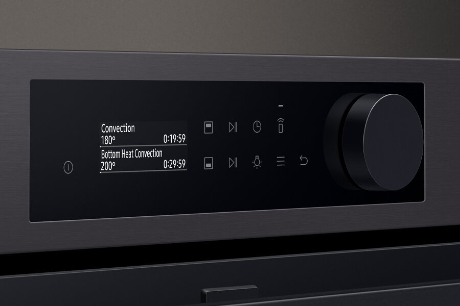 Piekarnik parowy NV7B57508AB Samsung: Media Expert - fotografia - łatwa i intuicyjna obsługa