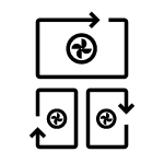 Media Expert - lodówka Samsung RF65DG960EB1 - ikonka - Triple Cooling