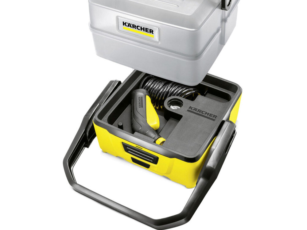 Myjka ciśnieniowa KARCHER OC 3 Plus pojemność zbiornika chowane akcersoria