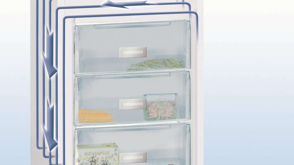 LIEBHERR GNP 1913 Comfort system szuflad NoFrost i SmartFrost łatwe do wyjęcia szklane półki VarioSpace