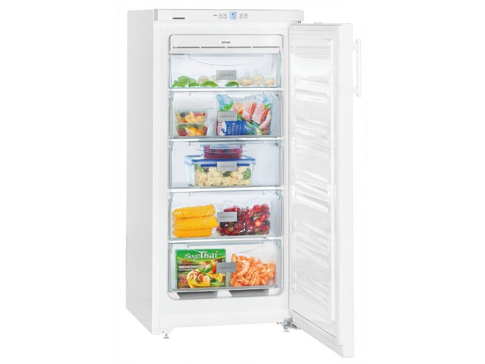LIEBHERR GNP 1913 Comfort automatyczna funkcja SuperFrost przyspiesza mrożenie oszczędza energię warunki sprzyjające zachowaniu wszystkich wartości odżywczych automatycznie przełącza się w normalny tryb pracy