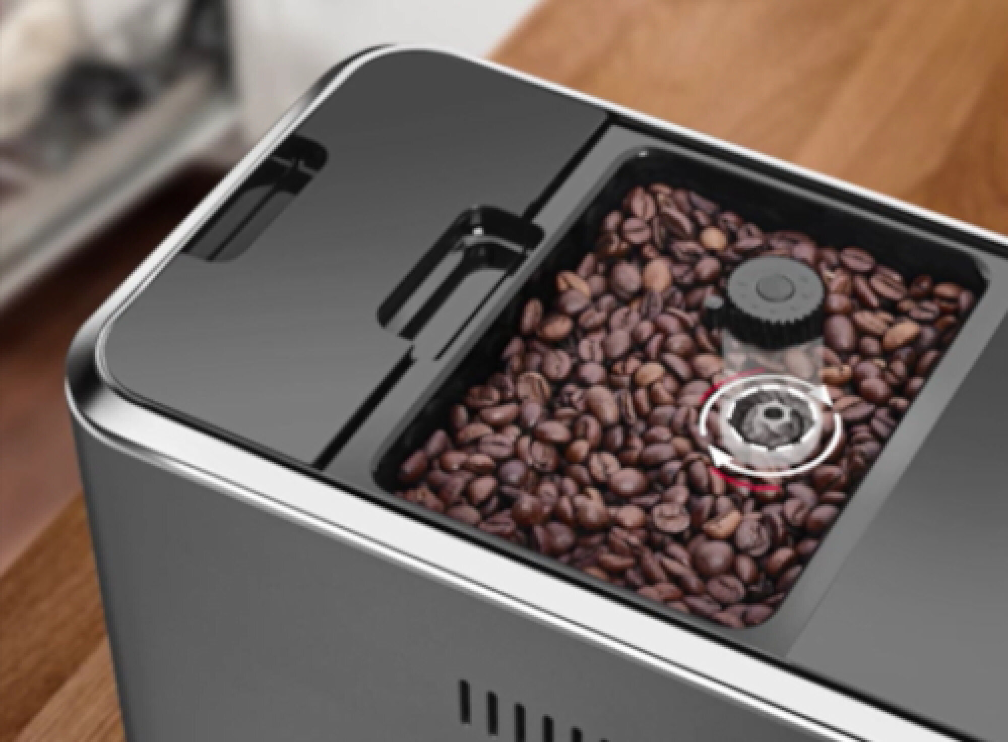 Grafika przedstawia funkcje  Stalowy młynek do&nbsp;mielenia ziarna