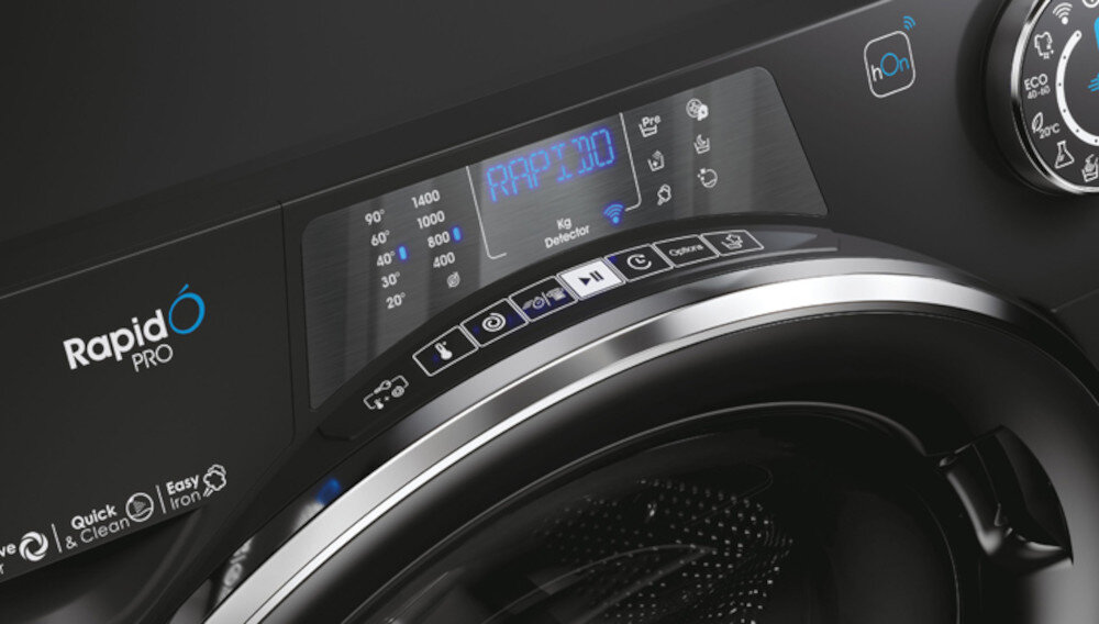 PRALKA CANDY 496BWMBCB 1-S RAPIDO PRO wyświetlacz
