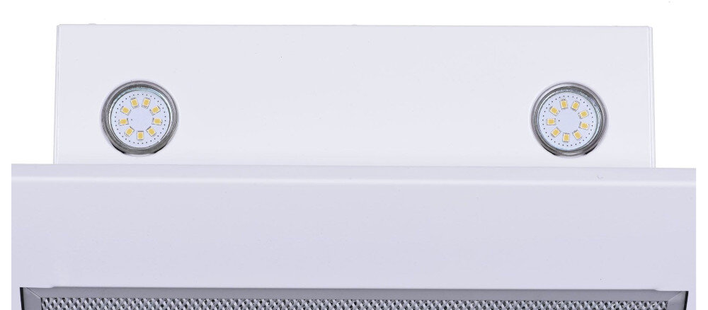 Okap AKPO WK-4 Juno Biały oświetlenie ledowe płyta grzewcza energooszczędne rachunki prąd przyjemna barwa