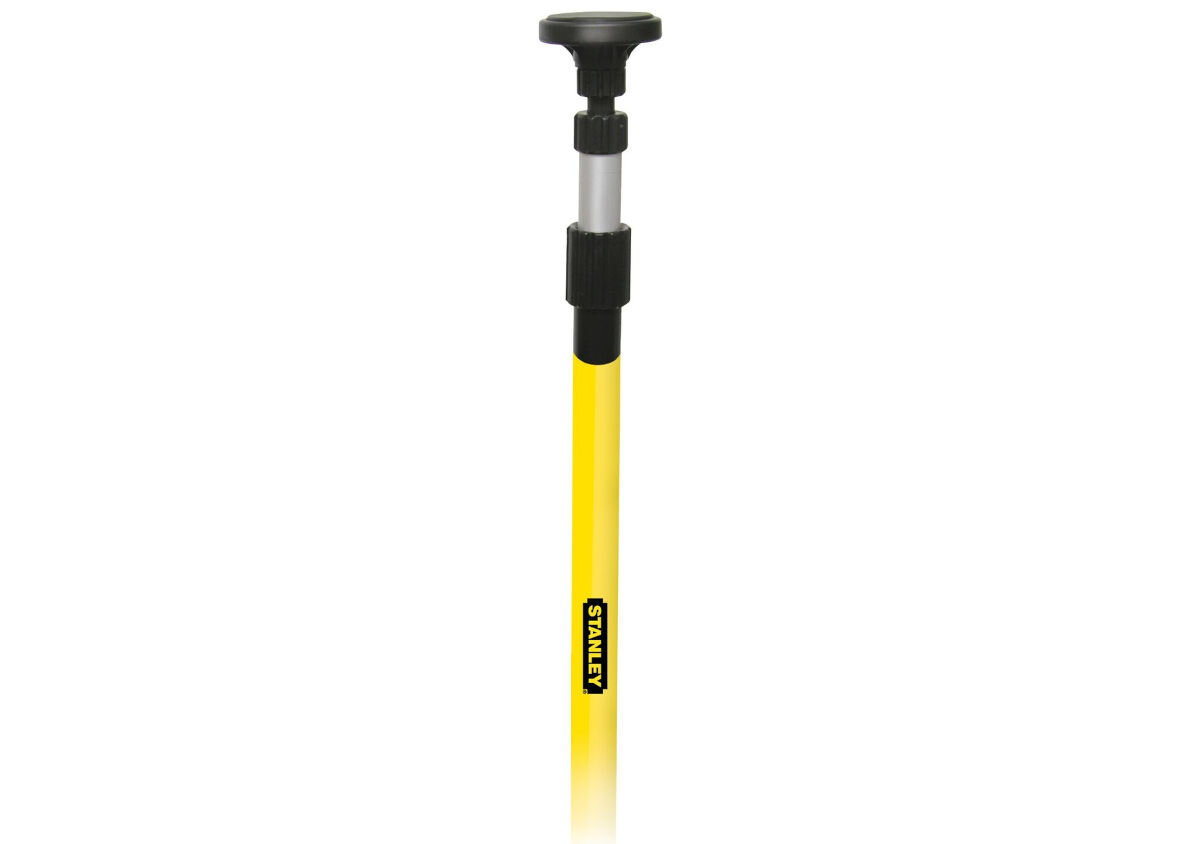 Tyczka rozporowa STANLEY 1-77-184, wysokość, tyczka, remont, budowa, na białym tle górna partia tyczki