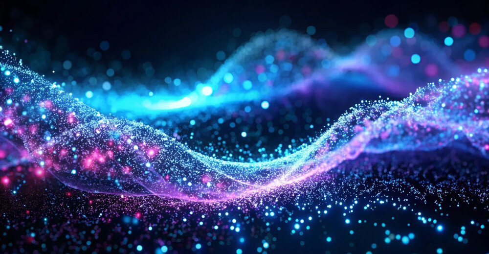 Projektor KIANO Relax Bluetooth bezprzewodowe audio głośnik słuchawki połączenie dźwięku, cyfrowa wizualizacja fal energetycznych