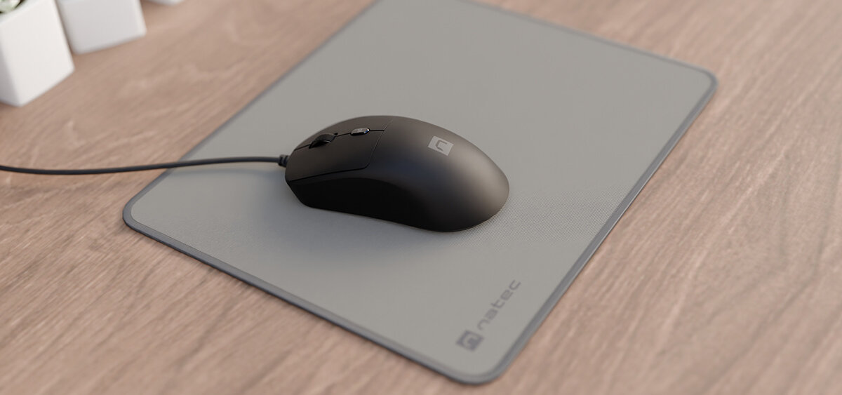 NATEC Hawk 2 Konstrukcja Ergonomiczny kształt teflonowe ślizgacze - mysz na podkładce na blacie