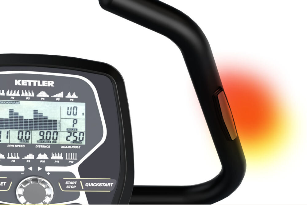 Rower magnetyczny KETTLER Axos Avior P regulacja kąta nachylenia Kółka transportowe pomiar tętna