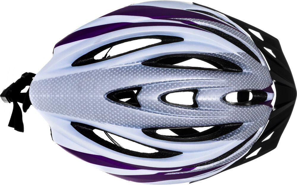 Kask rowerowy VÖGEL VKA-921G Biało-fioletowy MTB (rozmiar L) regulacja rozmiar