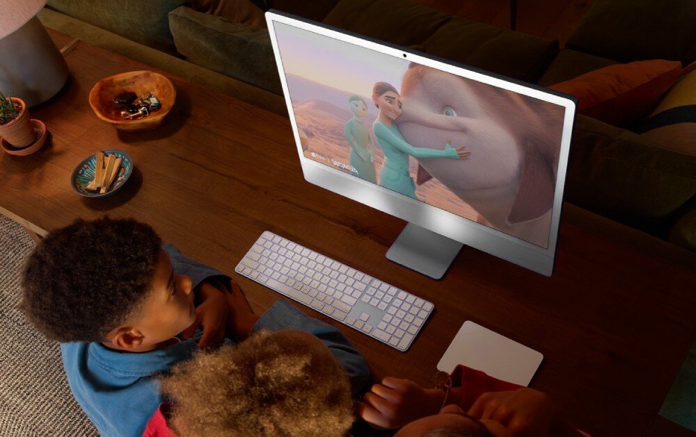 Komputer APPLE iMac 2024 23.5 Retina M4 (10 rdzeni) 16GB RAM 512GB SSD macOS Srebrny opis