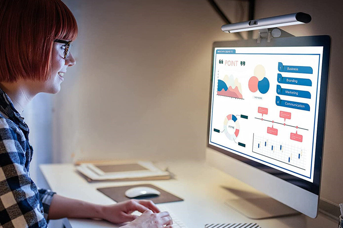 Kamera internetowa 4SMARTS 2in1 LightBar Pro oswietlenie biurka