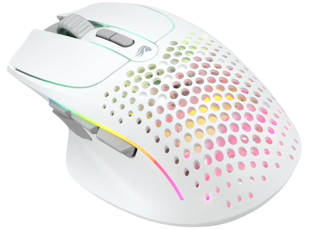 Mysz GLORIOUS PC Model I 2 Wireless Biały czujnik rozdzielczość szybkość śledzenia przyśpieszenie DPI