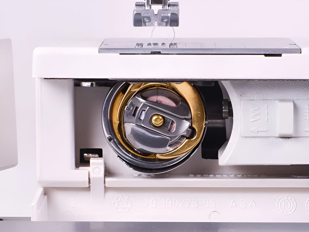 Maszyna do szycia GRITZNER Tipmatic 6122 profesjonalny rotacyjny chwytacz wyjątkowa precyzja pokryty powłoką magnezu wysoka odporność na zużycie płynna praca system równomiernego wkłucia igły grubsze materiały 