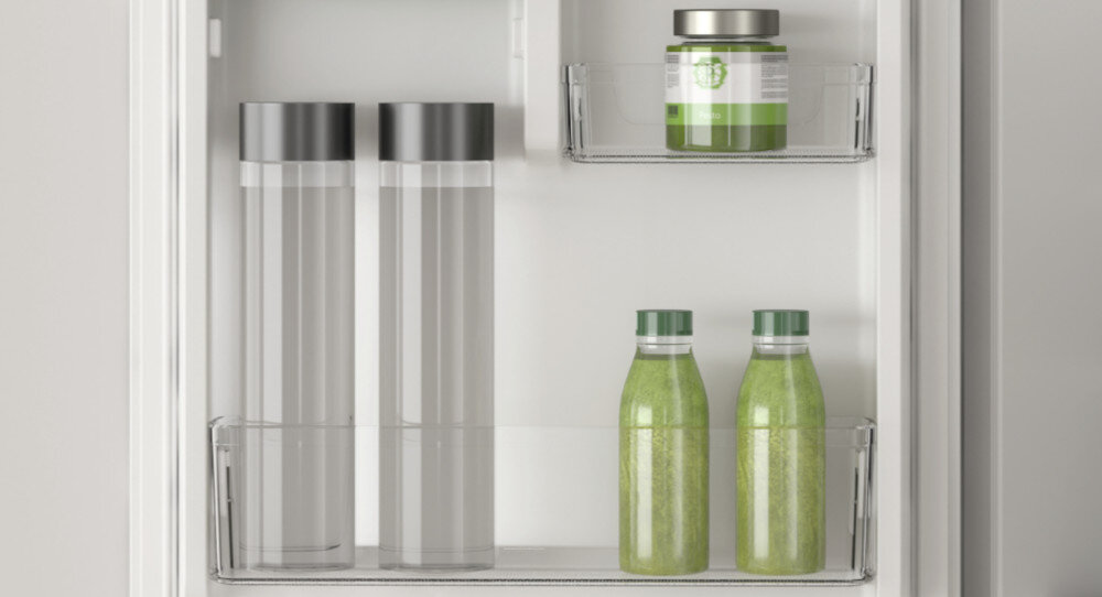 LODÓWKA WHIRLPOOL WHC18 T514 regulowane półki drzwi zmiana wysokości regulacja dostosowanie przestrzeni