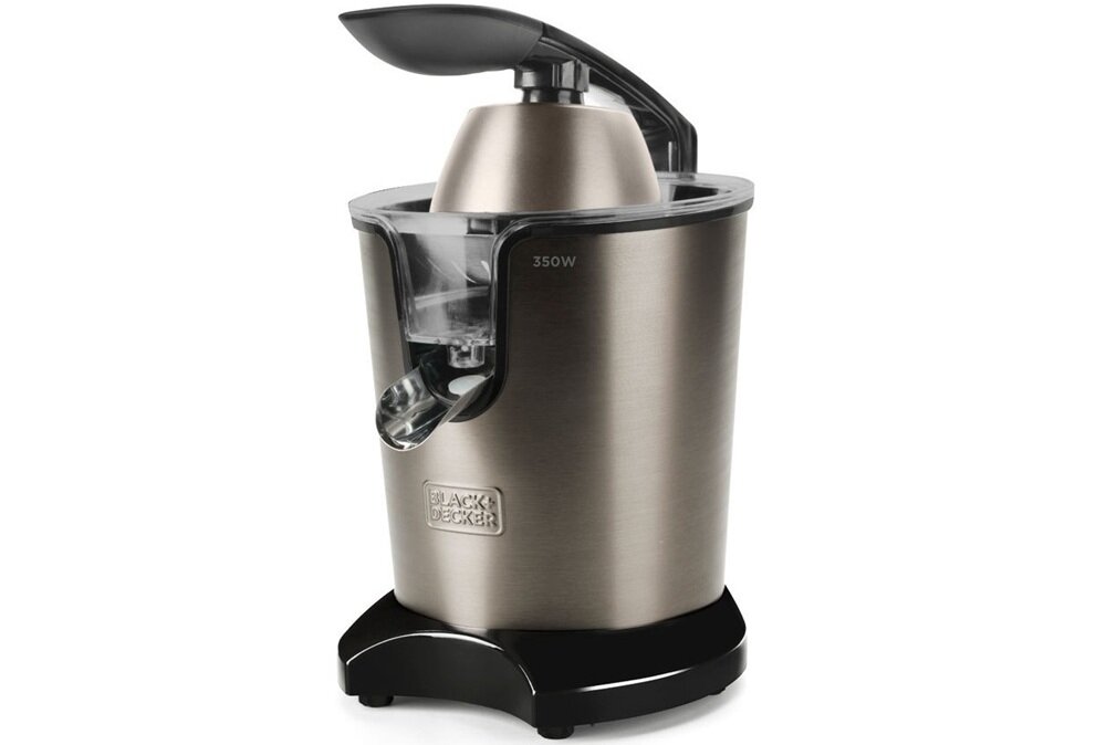 Wyciskarka do cytrusów BLACK&DECKER BXCJ350E wydajny silnik, szybkie i skuteczne wyciskanie, duża ilość soków