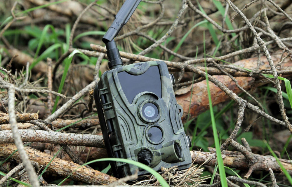 Fotopułapka EL-HOME 02G6 V2 Zielony czujnik wykrywanie zasięg kąt widzenia