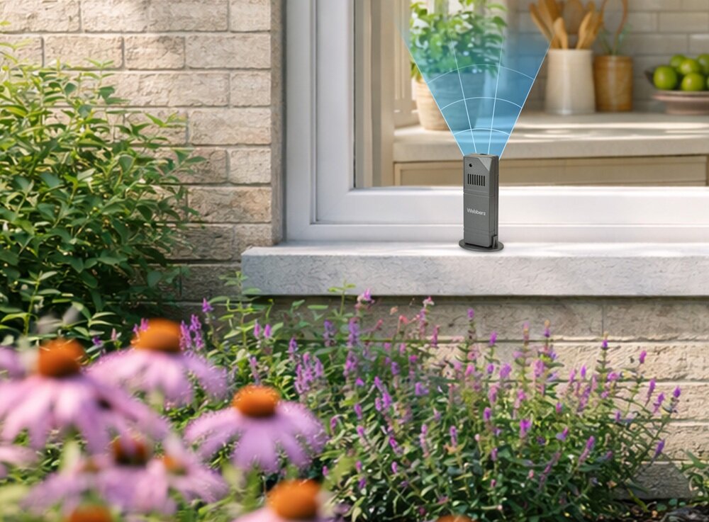 Stacja pogody WEBBER WS207 wyświetlacz lcd, temperatura, wilgotność, data, prognoza pogody