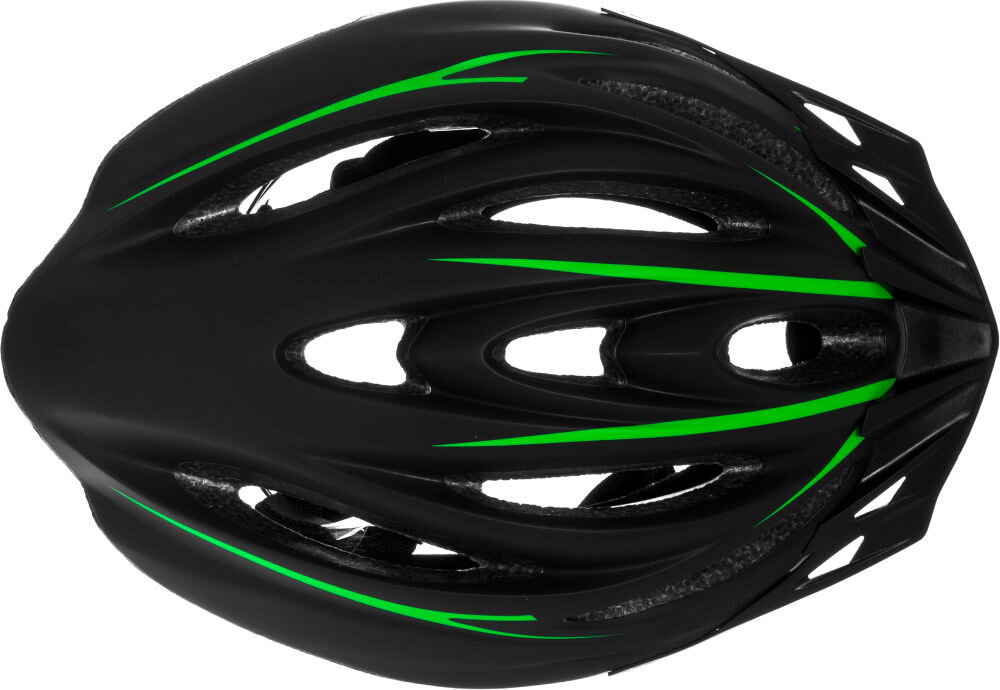 Kask rowerowy VÖGEL VKA-921M Czarno-zielony MTB (rozmiar L) regulacja rozmiar