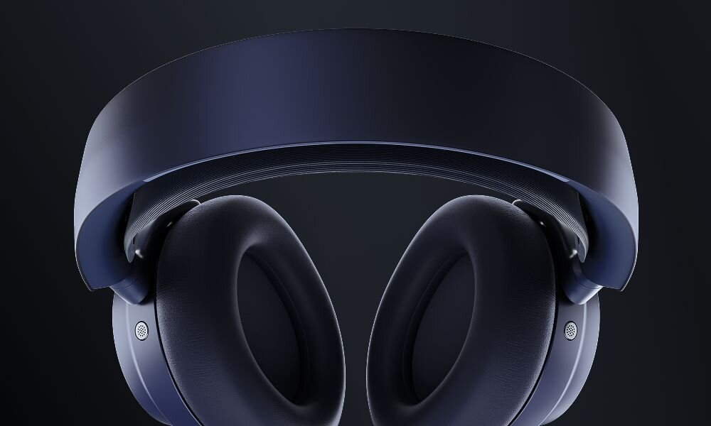 STEELSERIES Arctis Nova Pro Omni słuchawki gamingowe ChatMix regulacja głośności wyciszenie mikrofonu trzy kolory, słuchawki na ciemnym tle