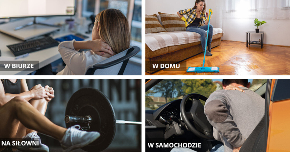 Masażer do karku RENPHO Shiatsu U-Neck Go zdjęcie lifestyle  w domu, biurze i samochodzie zasilany przewodowo zasilacz sieciowy adapter samochodowy praktyczna torba transportowa