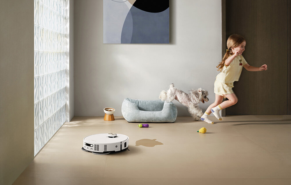 Robot sprzątający DREAME L50S Pro Ultra Biały Kontrola nad czystością zdjęcie lifestyle