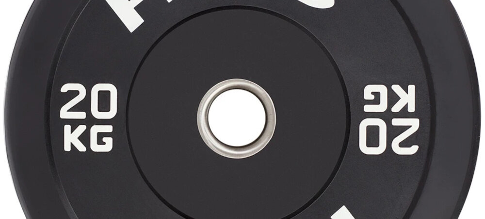 Obciążenie HMS BBR20 (20 kg) zbliżenie na średnicę otworu specjalne wyprofilowanie dopracowany odlew ograniczają obracanie się talerza na gryfie tuleja ze stali nierdzewnej szybkie zakładanie i zdejmowanie obciążenia