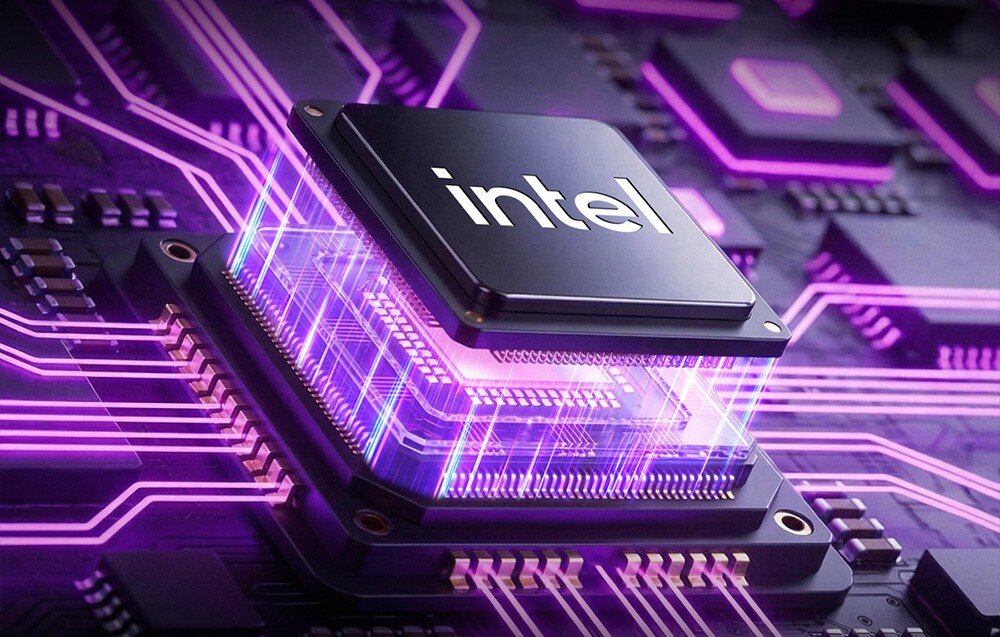 Komputer GMKTEC K15-32RAM Zbliżenie na procesor Intel Core Ultra z serii 125U zamontowany w sercu komputera GMKtec, procesor, architektura, rdzenie