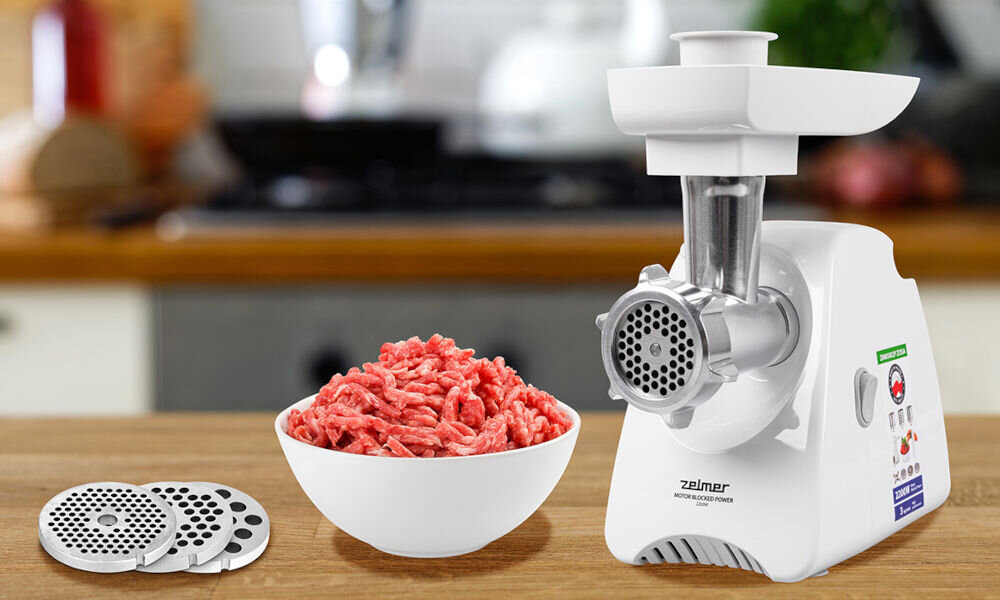 Maszynka do mięsa ZELMER ZMM5802P 3 sitka ostrze