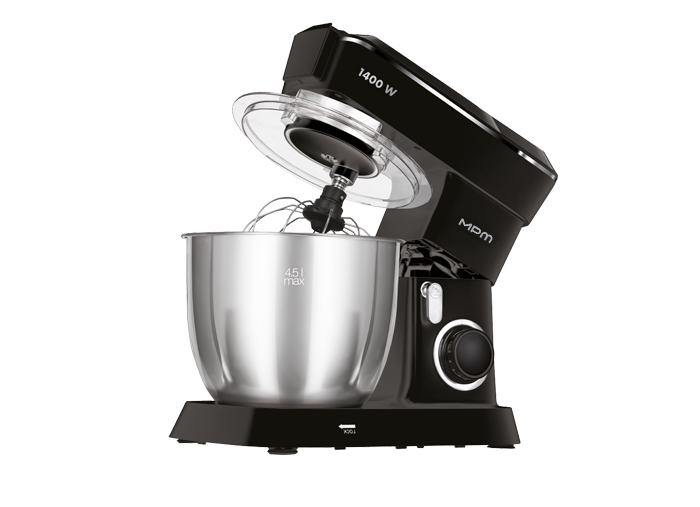 Czarny robot planetarny MRK-25 z misą.