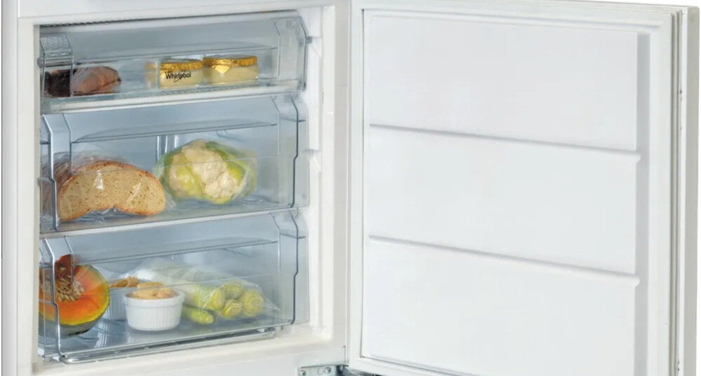 ZAMRAŻARKA WHIRLPOOL WBUFZ011 szuflady Przezroczyste widoczne wnętrze