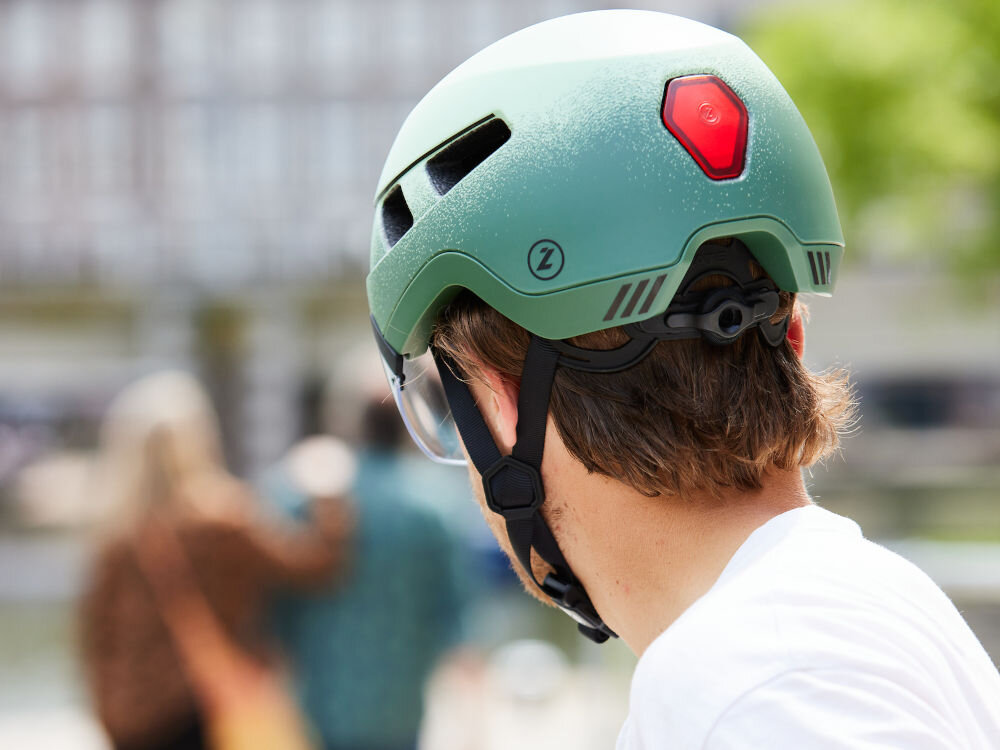 Kask rowerowy LAZER Urbanize Czarny Miejski - wygoda  