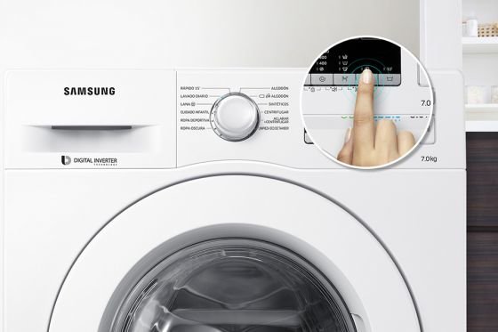 Samsung Wygodne rozwiązanie. Ustaw czas zakończenia prania