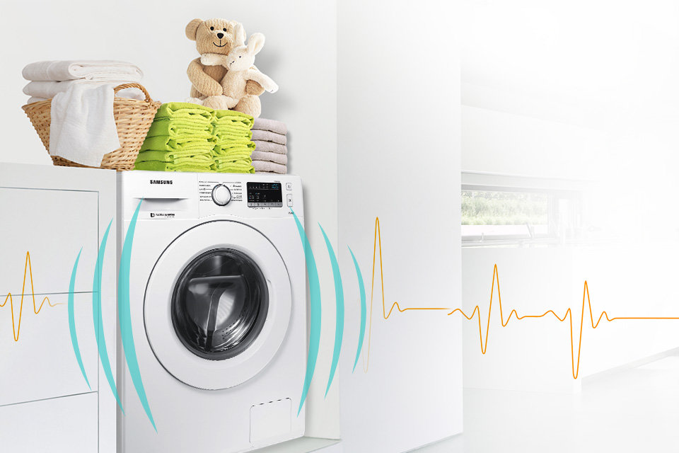 Samsung Kontrola napięcia. Bezpieczeństwo wpływające na trwałość pralki