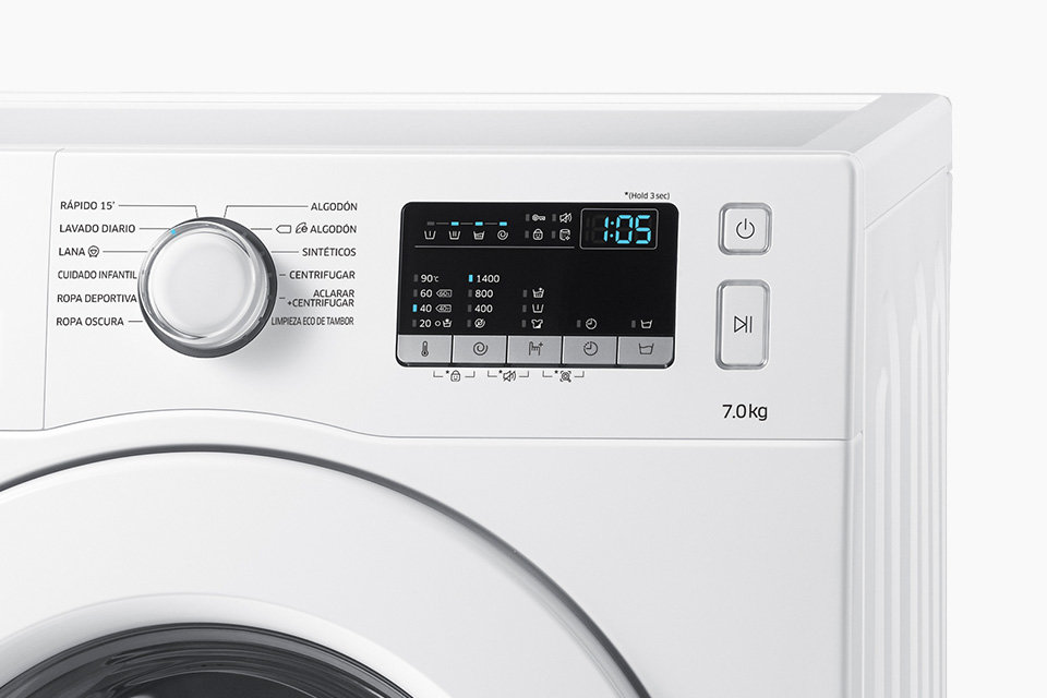 Samsung 12 programów prania. Intuicyjne sterowanie dla Twojej wygody