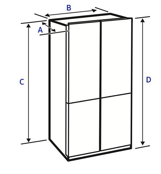 RF23M8090SG wymiary  RF23M8090SG wymiary