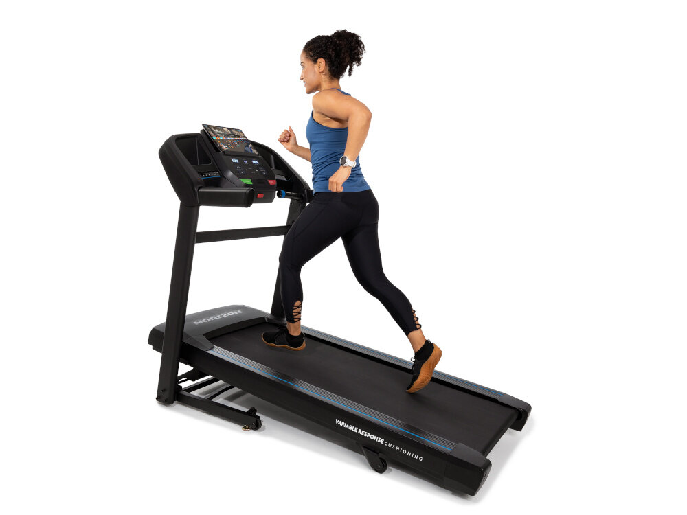 Bieżnia elektryczna HORIZON FITNESS T202-26 składanie kompaktowy rozmiar pas biegowy